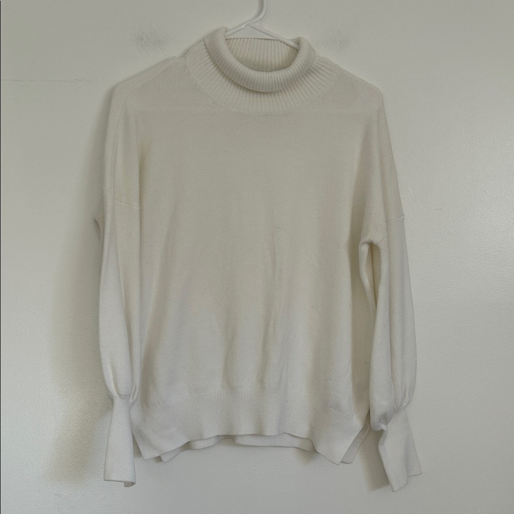 French Connection Off-White Turtleneck Sweater